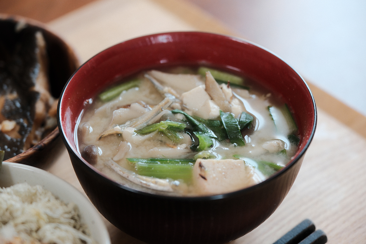 4毒抜き 玄米ごはん 梅干し ぬか漬け とろろ昆布 アップ