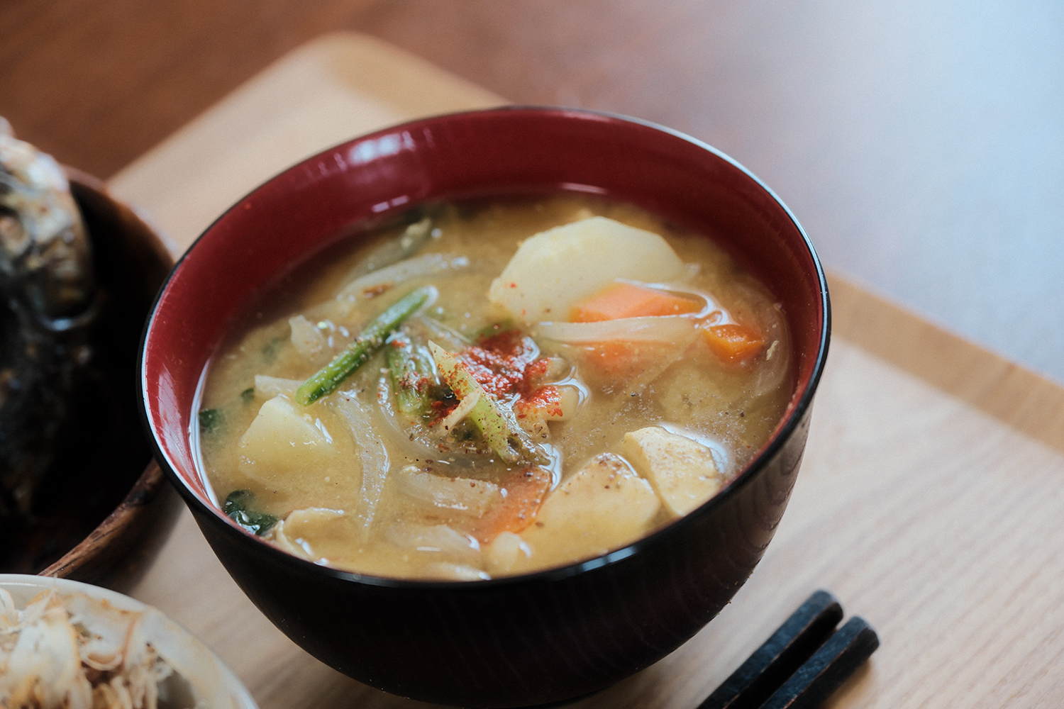 4毒抜き カレー風味味噌汁 スパイス 味噌汁アレンジ