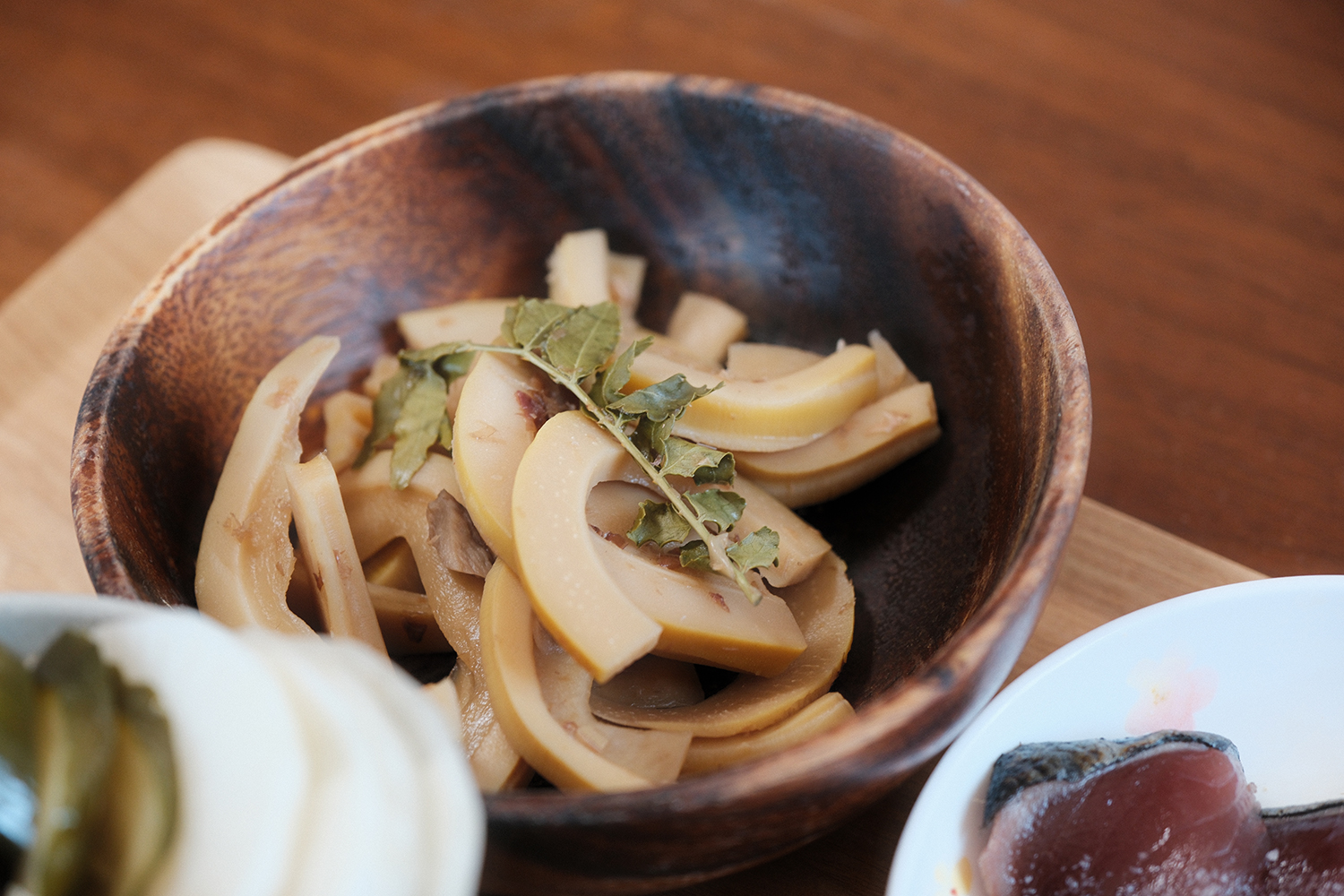 4毒抜き 筍の煮物 山椒