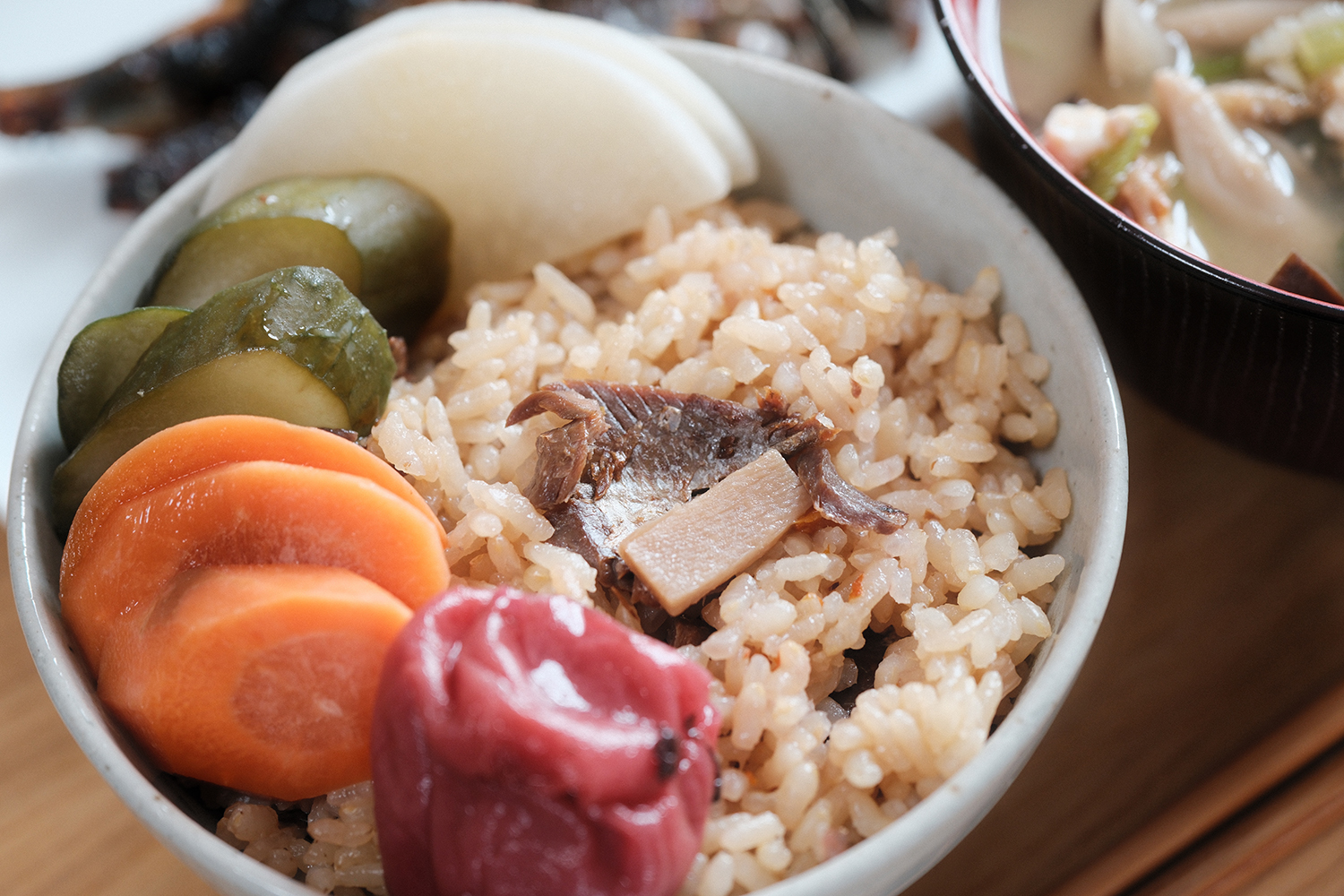 4毒抜き のどぐろ 炊き込みご飯 玄米